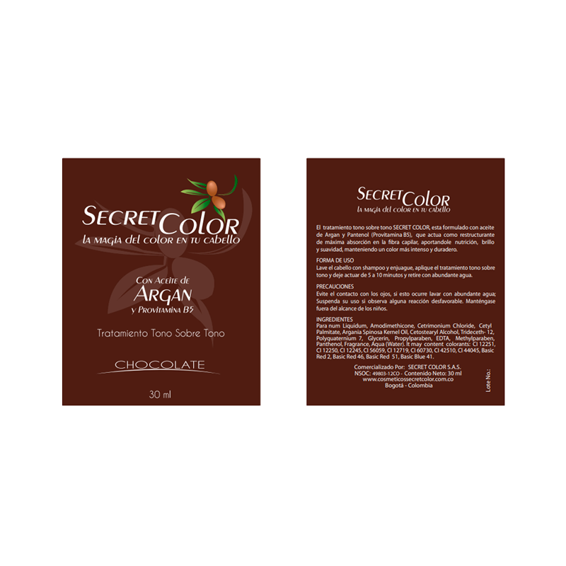 MASCARILLA COLOR CHOCOLATE