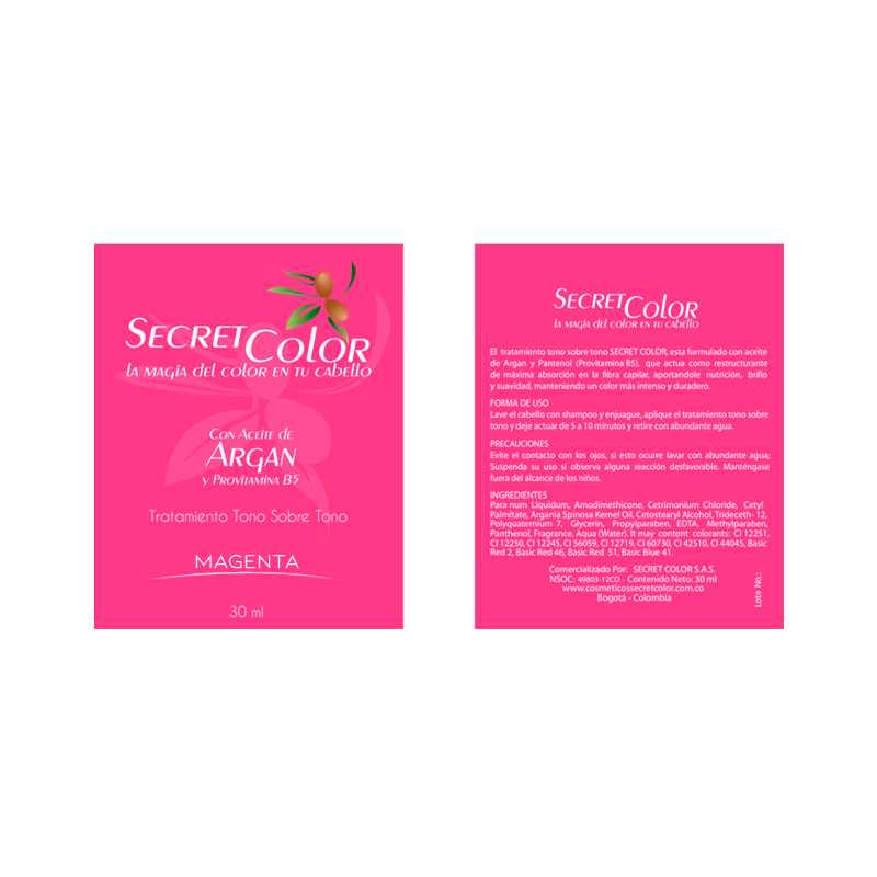 MASCARILLA COLOR MAGENTA